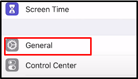 general settings
