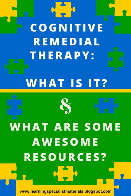 what is cognitive remedial therapy