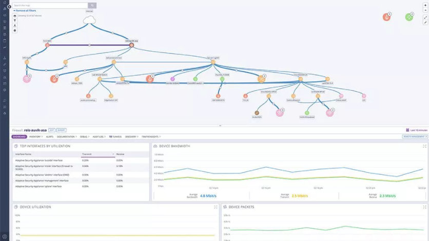 Auvik configuration management software.