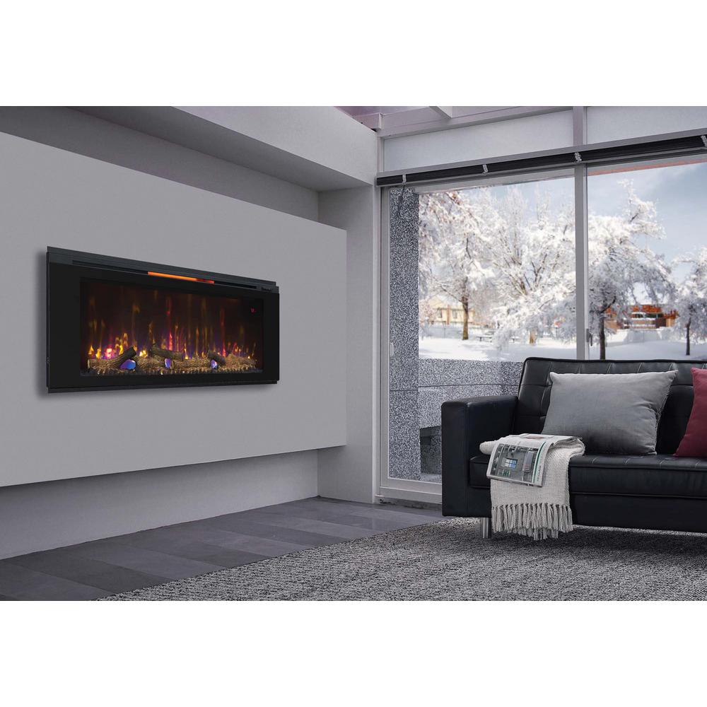 Built-In Wall Electric Fireplace