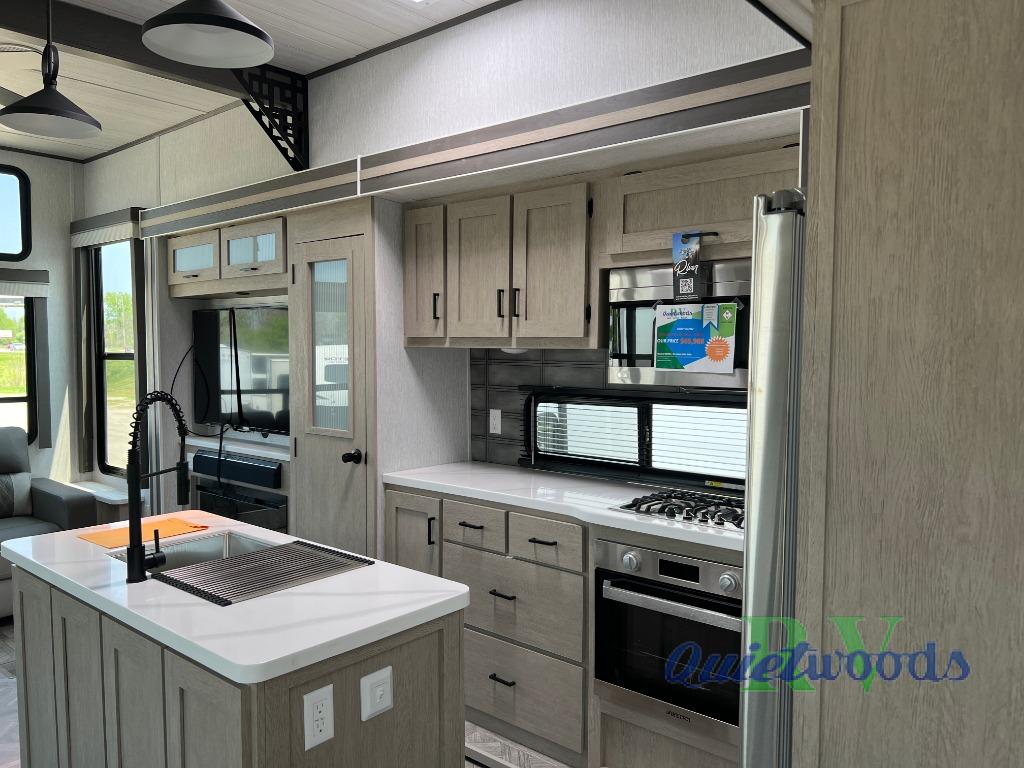 The fully equipped kitchen will make you feel like you’re cooking at home.