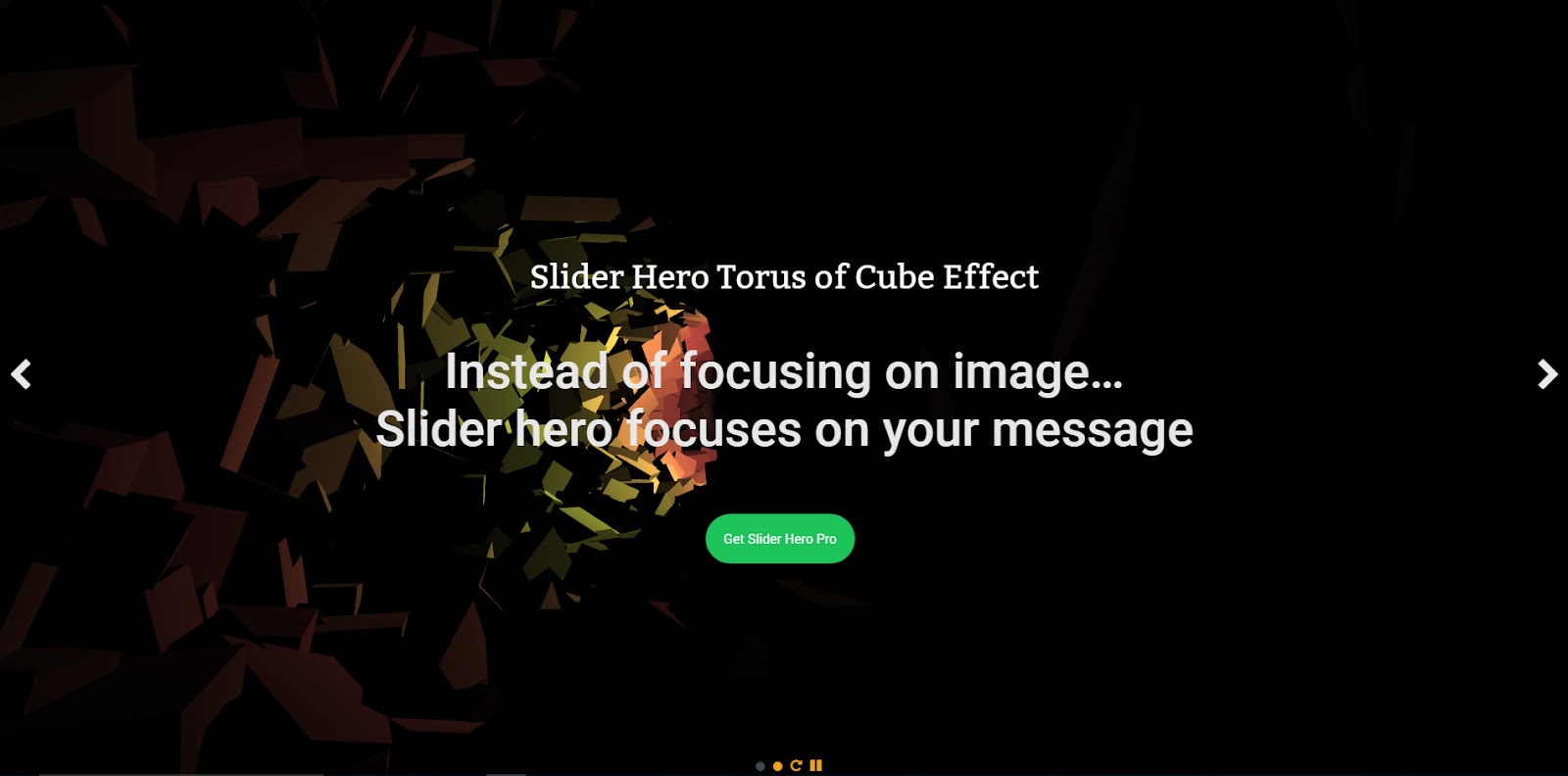 Slider Hero with Animation WordPress plugin