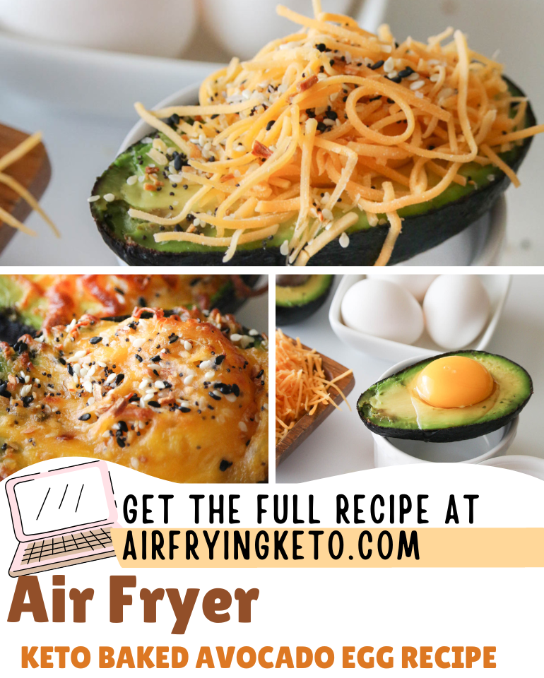 Air Fryer Keto Baked Avocado Egg Recipe