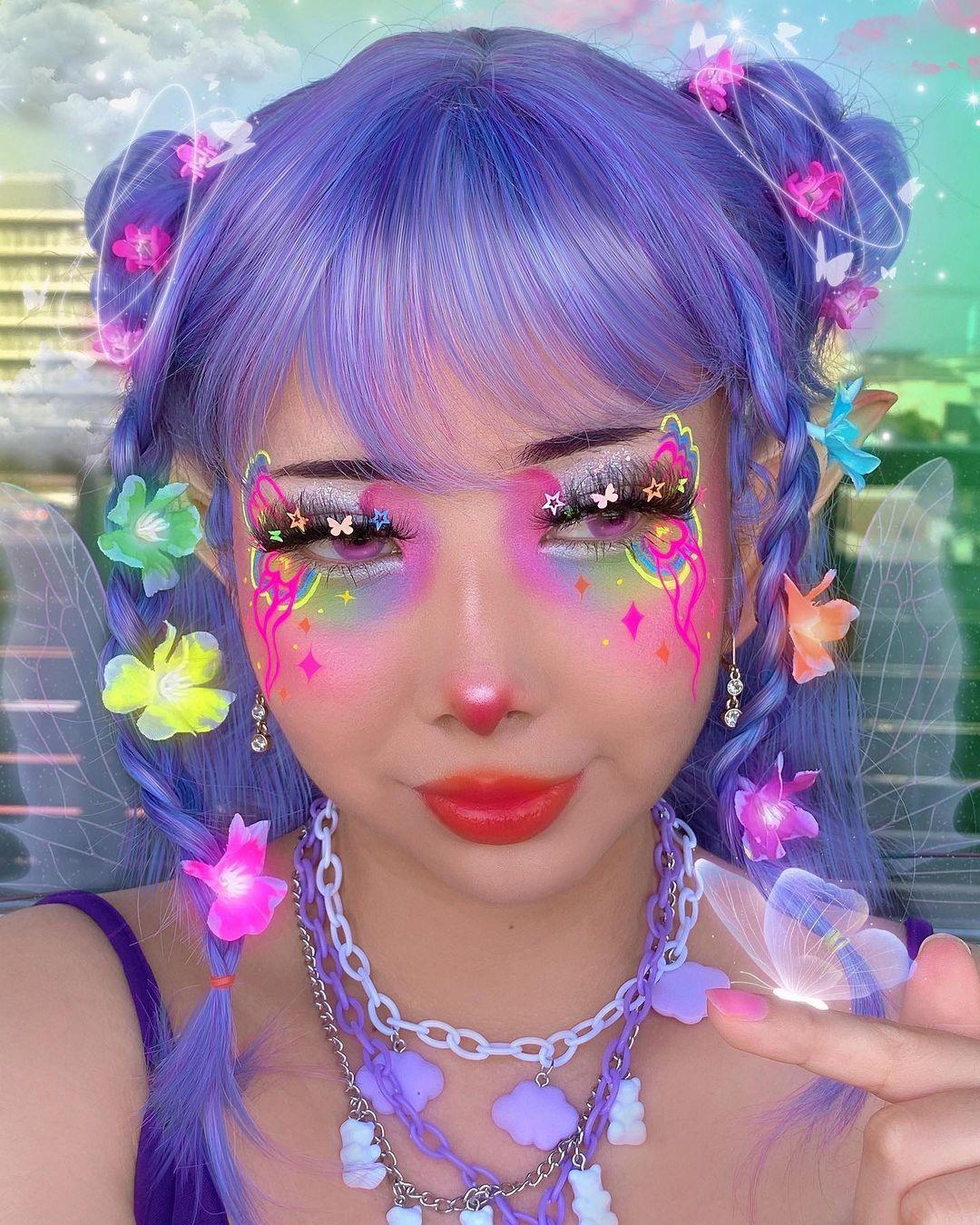 Floral Fairy Makeup