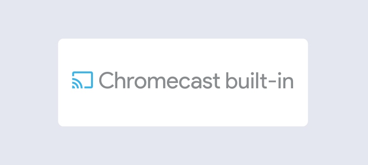 Logo of Chromecast built-in