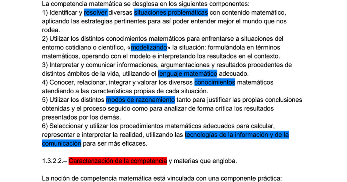 Competencia Matemática en el Curriculum de HeziBerri 2020 (Págs: 109 ...