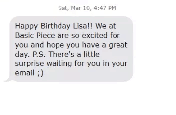 happy birthday SMS