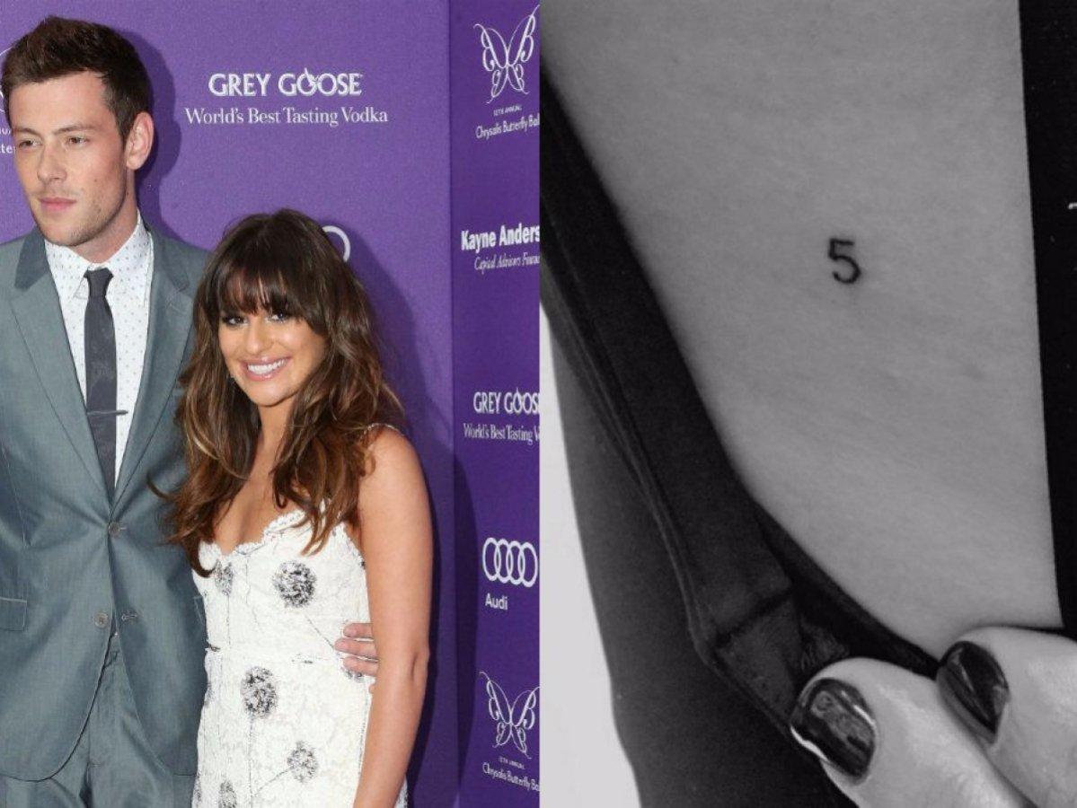 Lea Michele gets a lovely new tattoo in memory of Cory Monteith | Mashable