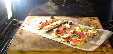 This zucchini plank pizza recipe will help you keep carbs down while still enjoying the same meal as your family. Perfect for eating extra vegetables.