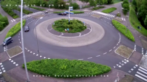 Roundabout Purmerend, The Netherlands. Source: Archie Europe Rotonde Cam
