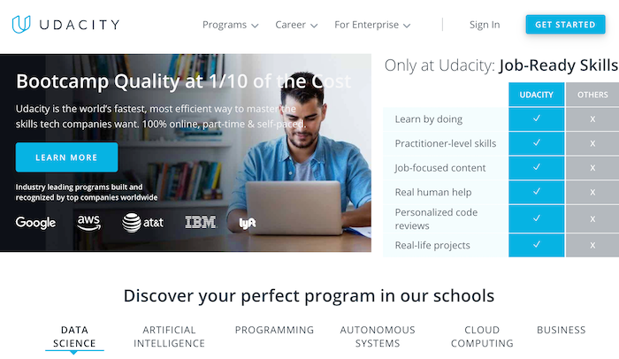 Udacity to learn online