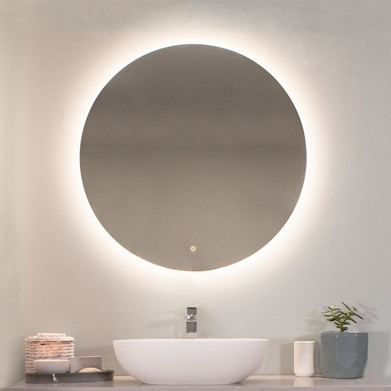 Gương tròn được trang bị LED đang rất phổ biến