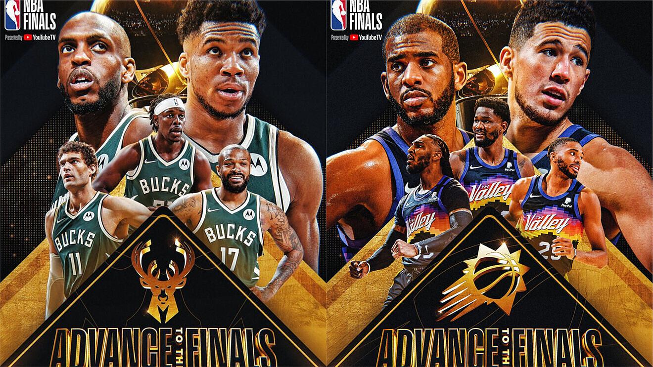 2021 NBA Finals Matchup: Phoenix Suns vs Milwaukee Bucks | LATF USA
