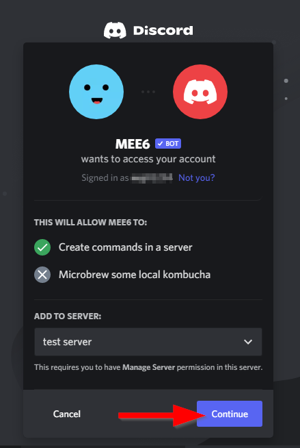 MEE6 and discord authorization 