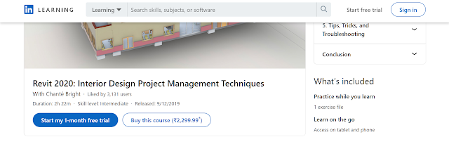 Revit 2020: Interior Design Project Management Techniques by LinkedIn Learning