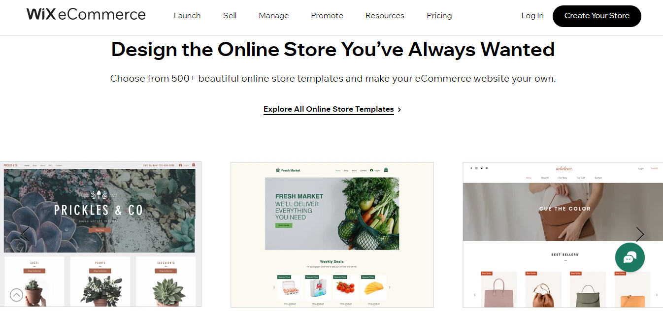 online store on wix