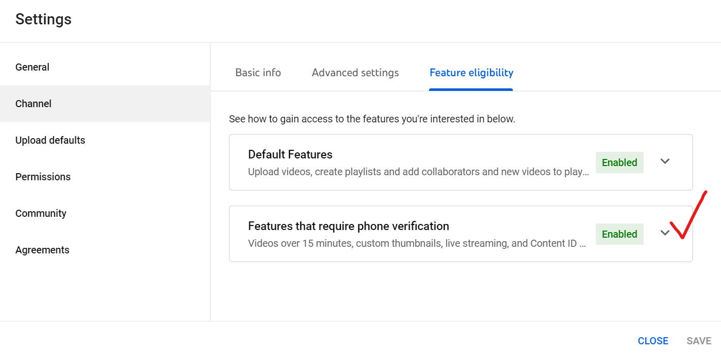 feature that require phone verification