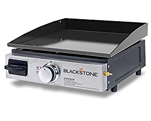 Blackstone Table Top Grill - 17 Inch Portable Gas Griddle - Propane Fueled - For Outdoor Cooking While Camping, Tailgating or Picnicking