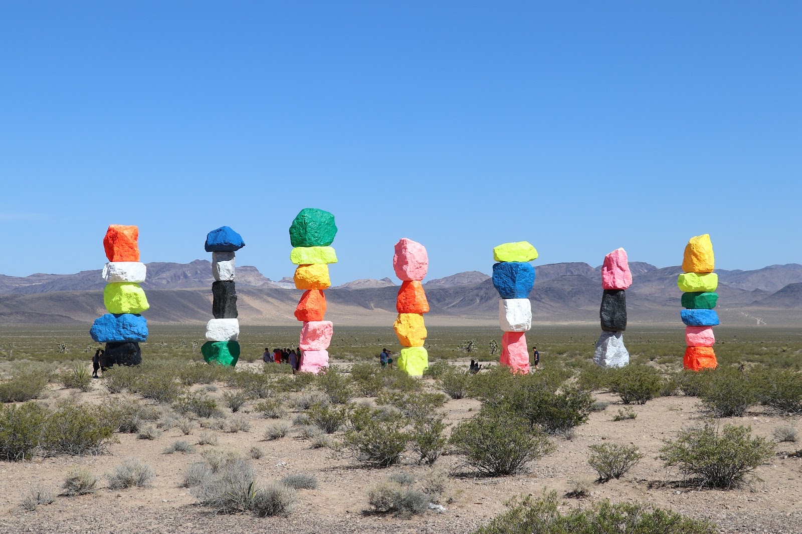 Seven Magic Mountains for instagrammable spot