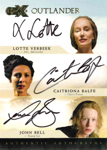 CZX Outlander: Triple Autograph Card