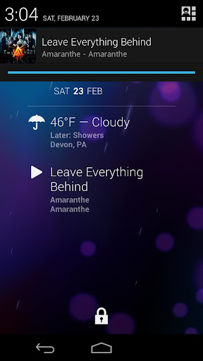 DashClock Music Extension apk