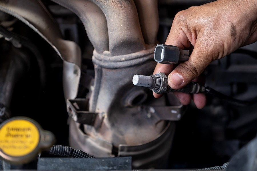 If this occurs, especially when you're sitting in traffic or your fuel efficiency has lowered, you should suspect that your O2 sensor causes the tremors at idle. There are a few other signs that you have a bad O2 sensor, but the above is the clearest.