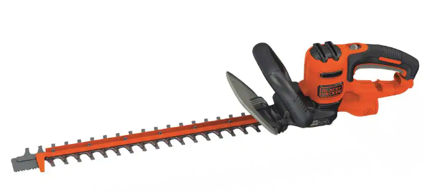black decker corded hedge  trimmer with saw tip