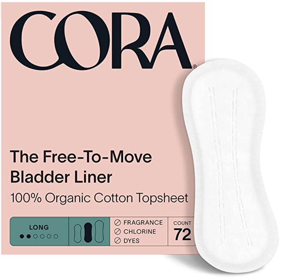 Cora 100% organic cotton postpartum pad 