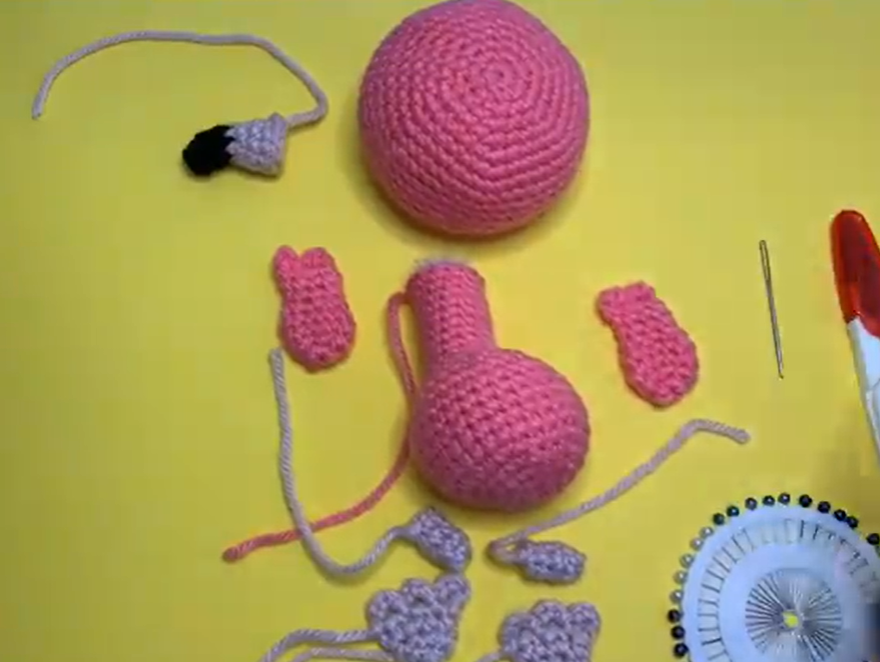 crochet parts