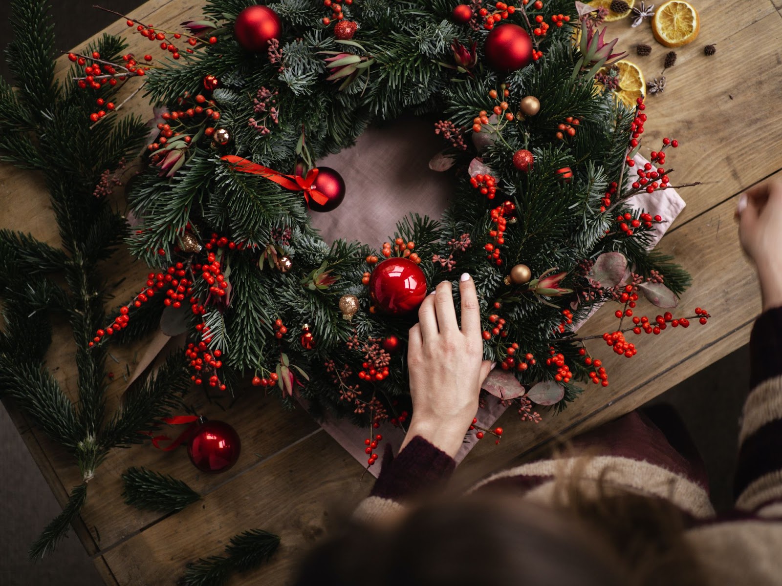 holiday wreath