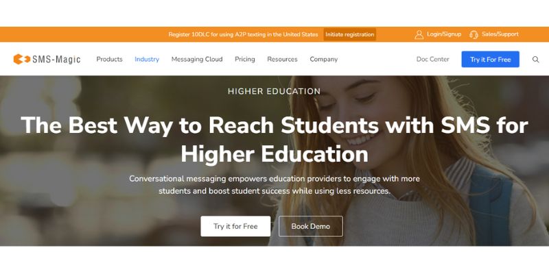 SMS-Magic texting tool for colleges
