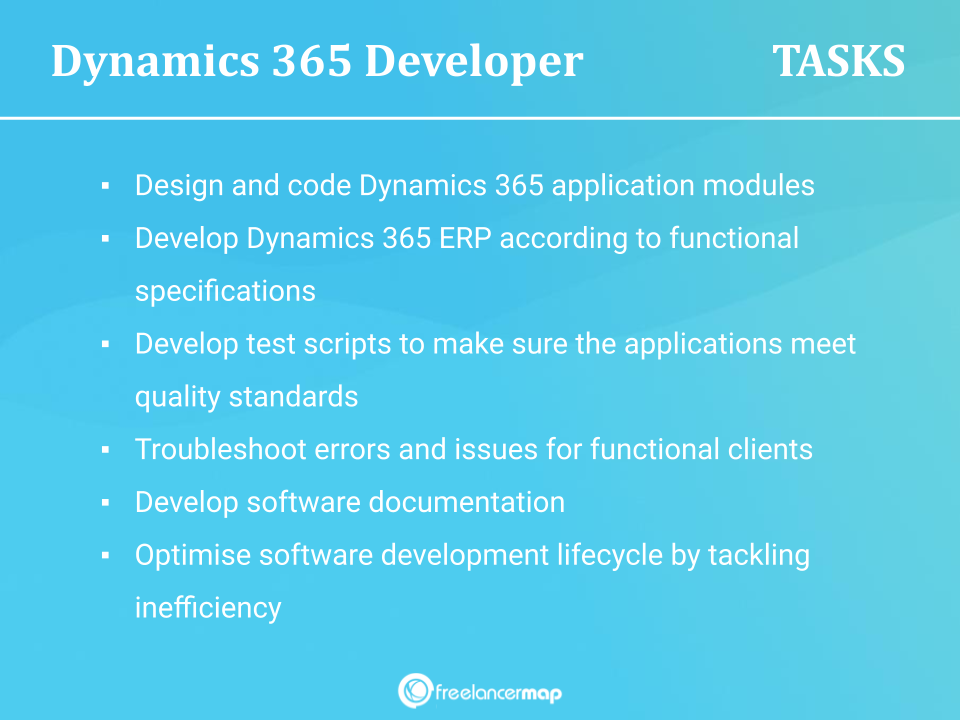 Responsibilities of a Dynamics 365 Developer