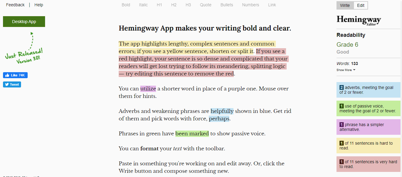Hemingway Is An Effective Affiliate Marketing Tool 