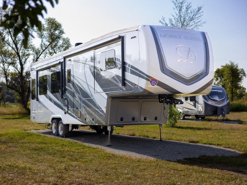 A DRV Luxury Suites Mobile Suites fifth wheel is a great way to invest in your family vacations.