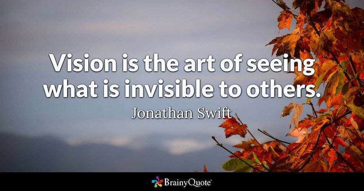 Citation de la vision de Jonathan Swift