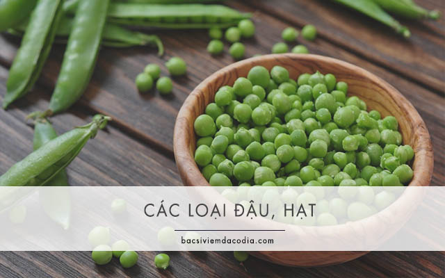 kiêng các loại đậu khi bị viêm da cơ địa