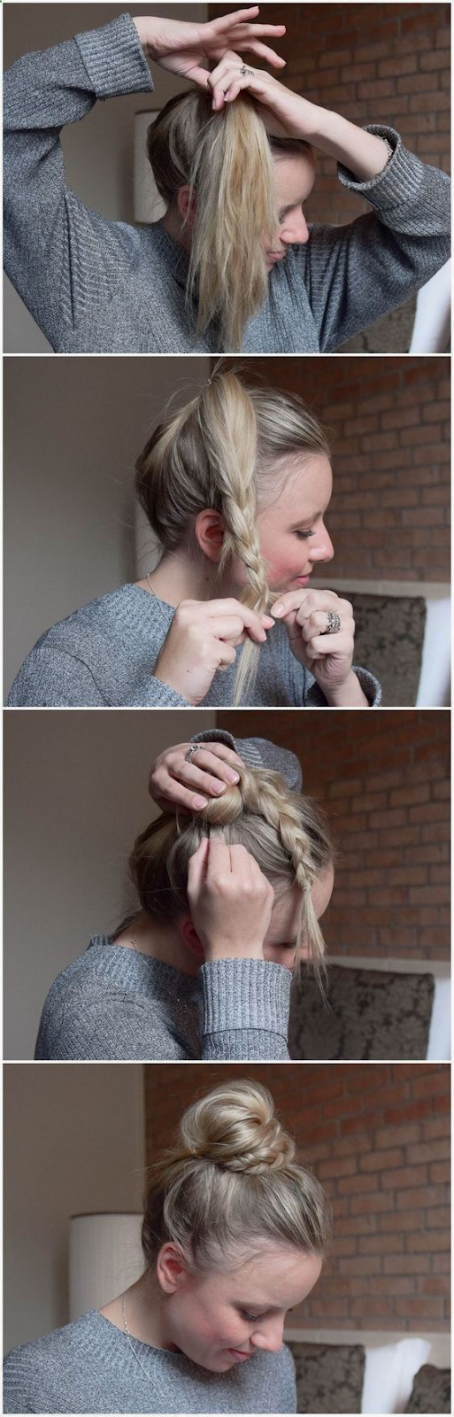Learn how to do an up-do for medium length hair! These six hairstyles are perfect for hot summer days. #updo #mediumhair #hairstyle #easy #FormalNormal