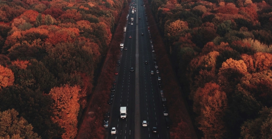 highway in Autumn