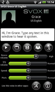 SVOX US English Grace Voice apk Review