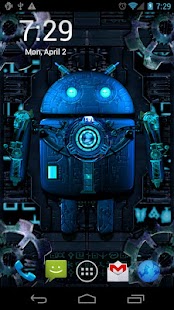Download Steampunk Droid Live Wallpaper apk