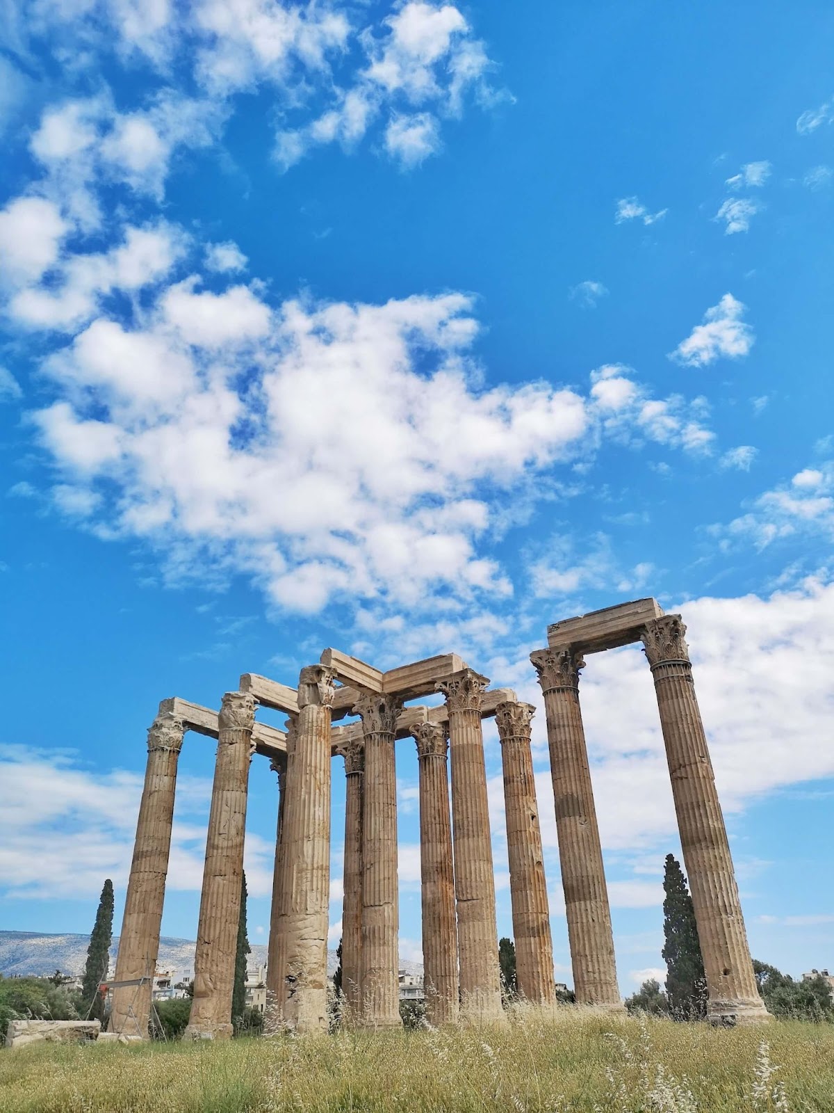 1 day in Athens, Temple of Olympian Zeus, Columns of the Olympian, temple dedicated to Zeus, Athens, Greece