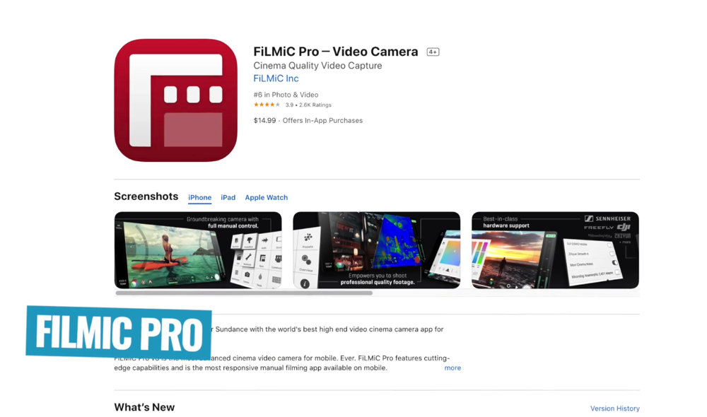 Out of all the DSLR camera apps, FiLMiC Pro is still the best camera app for iPhone in 2022