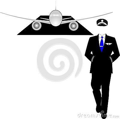 Pilot with his jet