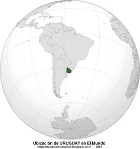 MAPAS DE: URUGUAY, America