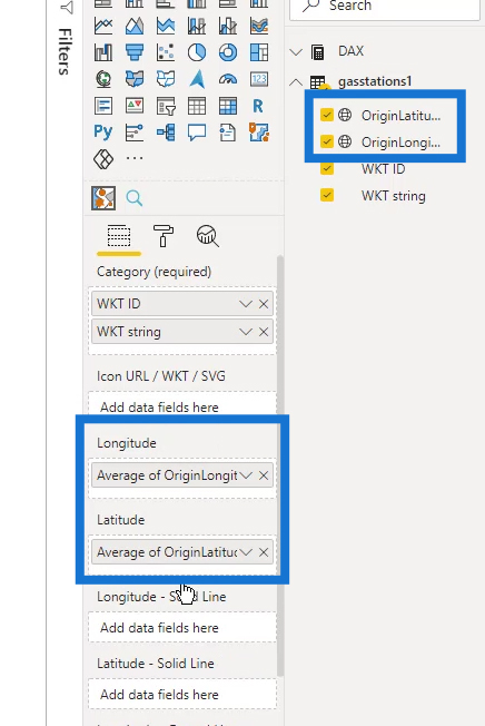 Power BI Icon Map