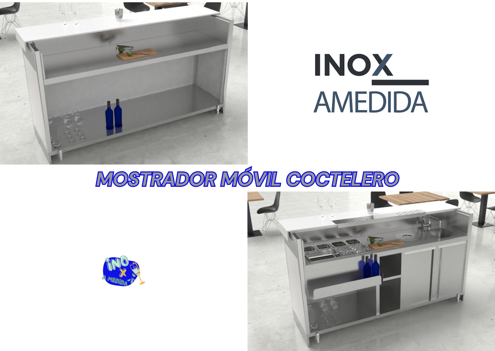 Coctelera Profesional de Acero Inoxidable - Hosteleros