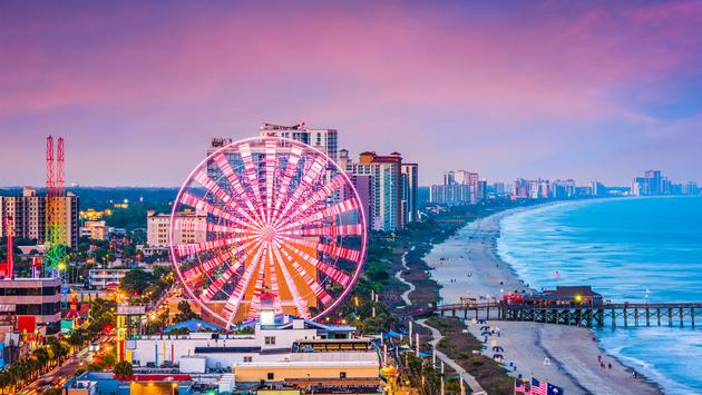 Myrtle Beach is shown during the review article vs Hilton Head hotel