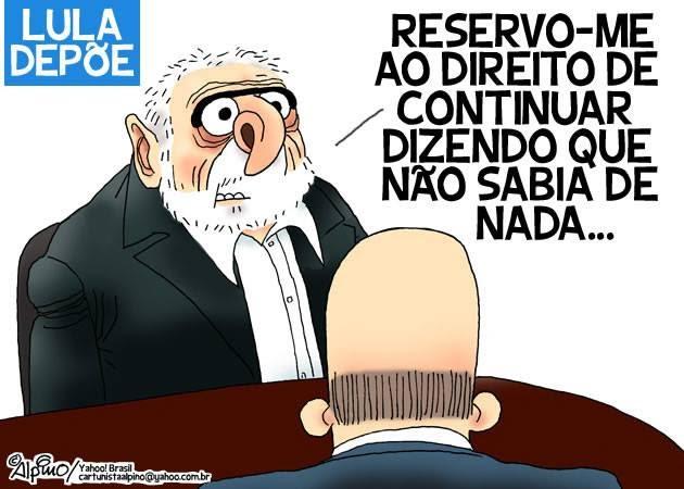 Resultado de imagem para lula charges