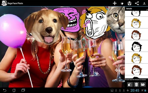 Download Rage Face Photo apk