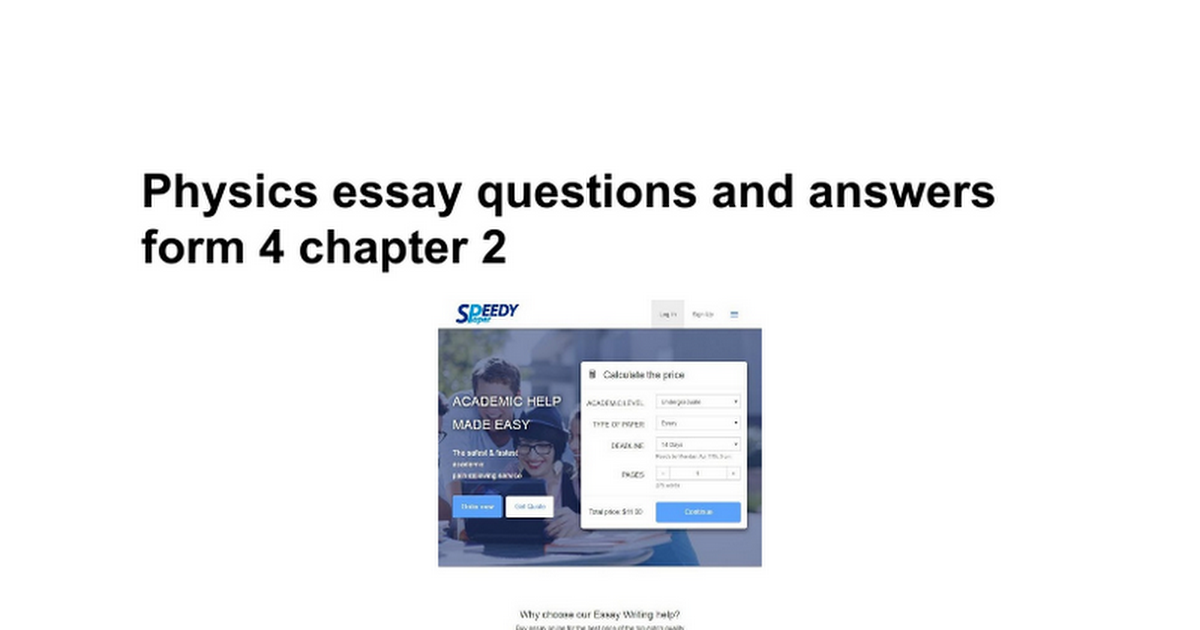 spm physics essay questions and answers